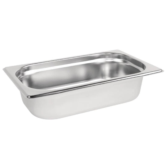 Stainless Steel 1/4 Gastronorm Pan 65mm
