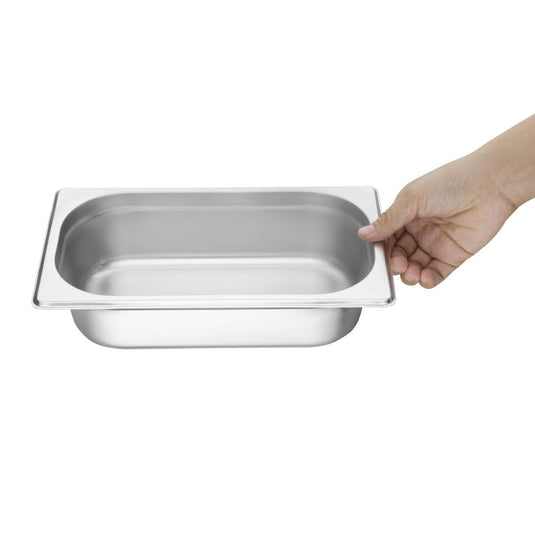 Stainless Steel 1/4 Gastronorm Pan 65mm