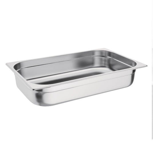 Stainless Steel 1/1 Gastronorm Pan 100mm