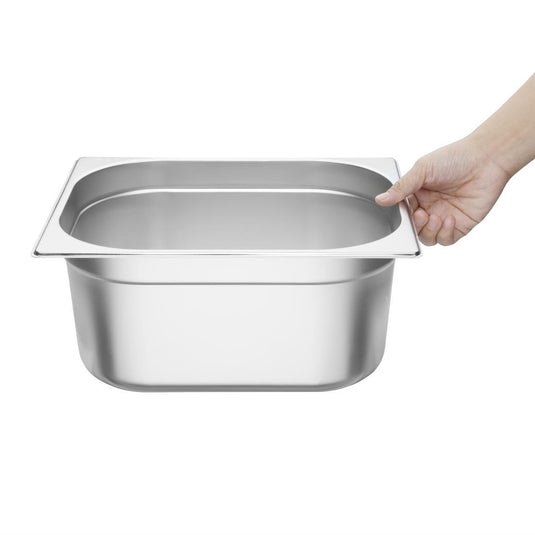 Stainless Steel 1/2 Gastronorm Pan 150mm