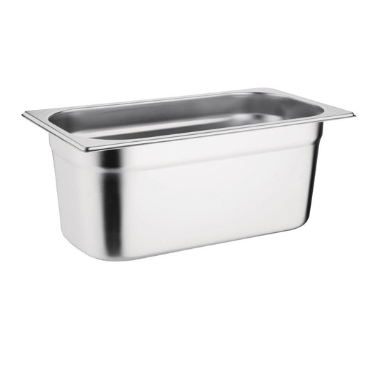 Stainless Steel 1/3 Gastronorm Pan 100mm
