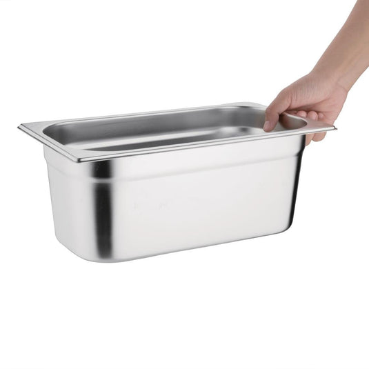 Stainless Steel 1/3 Gastronorm Pan 100mm