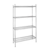 Galvanised Zinc 4 Tier Wire Shelving Kit 915w x 460d (KM-L927)