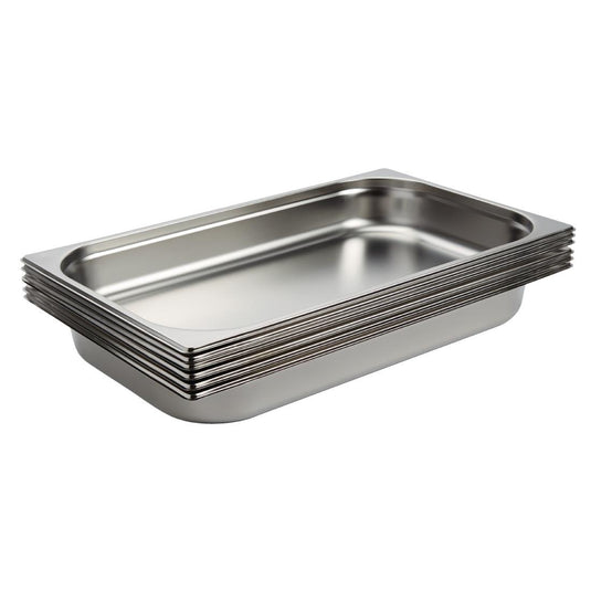 Stainless Steel 1/1 Gastronorm Pan 65mm