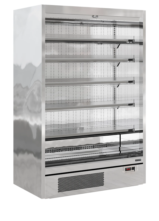 Tefcold Commercial Open-Front Open Multideck Display Fridge 1443L