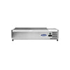 Atosa VRX1400330S Commercial Refrigerated Countertop Topping Unit Solid Lid 6 x 14GN