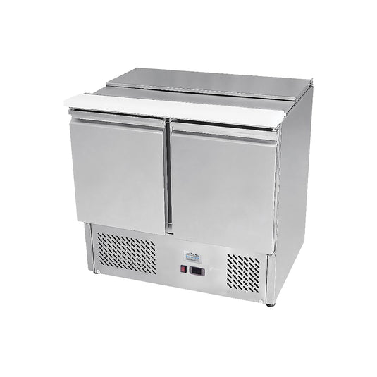 Atosa Ice A Cool Ice3800gr 2 Door Refrigerated Saladette Prep Counter 300 Litres
