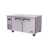 Atosa YPF9027GR 2 Door Freezer Table