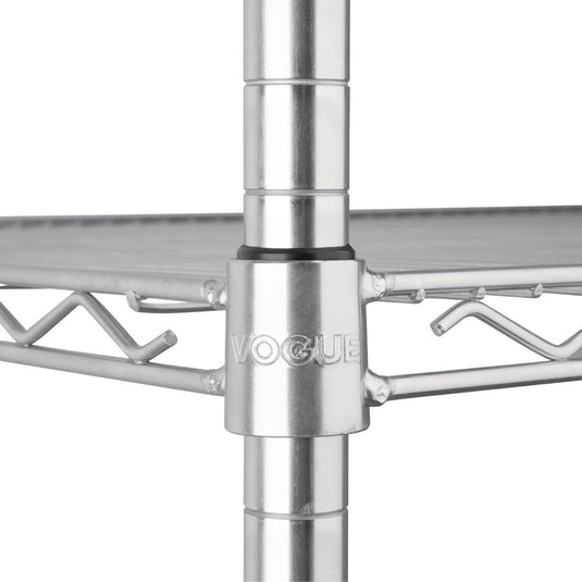 Galvanised Zinc 4 Tier Wire Shelving Kit 1830w x 460d (KM-L939)