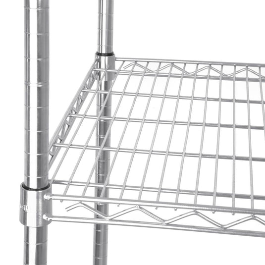 Galvanised Zinc 4 Tier Wire Shelving Kit 1525w x 610d (KM-U258)