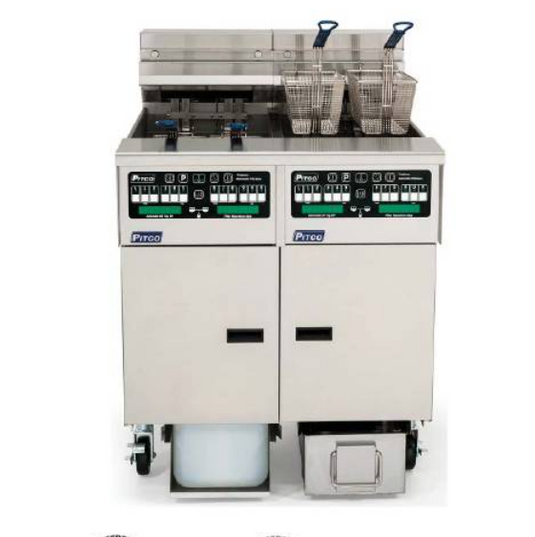 Pitco ROV 4-Vat Fryer Suite SELV14S-C/FD-FFFF-AF Oil Filtration