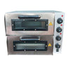 20" Double Deck Electric Pizza Oven | Commercial Stone Base