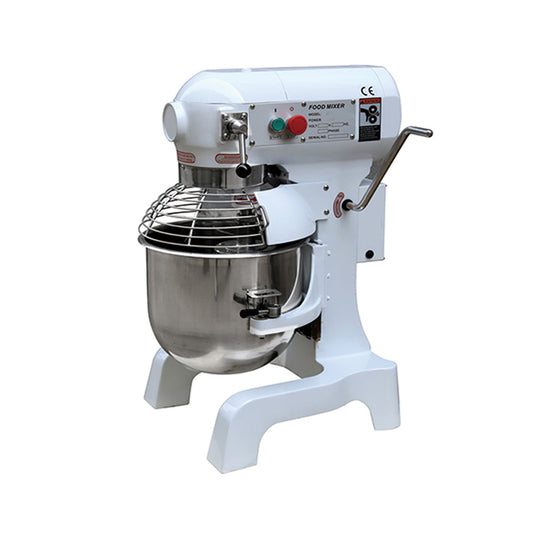 20 Ltr FloorStand Planetary Dough Mixer With 3 Attachments - front view