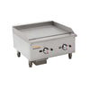 Gas Griddle 2 Burners 60cm Natural Gas Or LPG ( 15Kw )