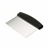Dough Scraper with Black Handle | Commercial Pastry Dough Scraper