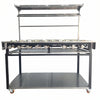 Commercial Heavy Flame 8 burners Indian Cooker Width 150 Cm & 65 kw