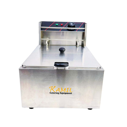 KAMIL Counter Top Electric Chips Fryer Single Tank 6 Ltr
