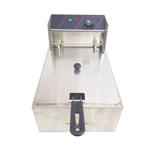 KAMIL Counter Top Electric Chips Fryer Single Tank 6 Ltr