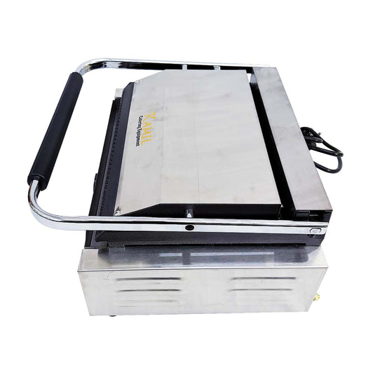KAMIL Commercial Cast Iron Double Ribbed Medium Contact Grill