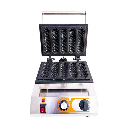 KAMIL Commercial Waffle Maker 5 Sticks Corn