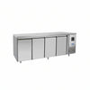 Atosa Commercial 4 Door Under Counter Fridge 510L | Stainless Steel Refrigerated Prep Table