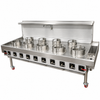 9 Burner Chinese Wok Cooker – Double Line