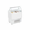 Commercial 4 Pan Ventilated Ice Cream Display Freezer | Napoli Pan Scoop Cabinet