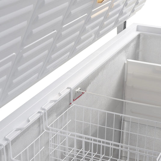 Tefcold Commercial Chest Freezer 567L | Stainless Steel Solid Lid Freezer