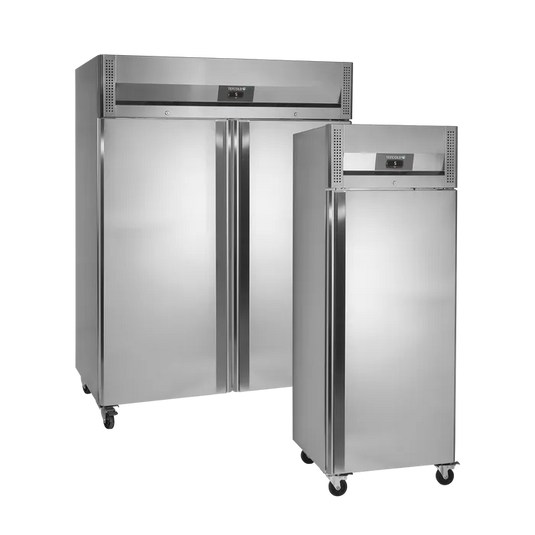 Commercial Upright Double Door Stainless Steel Fridge 1300L