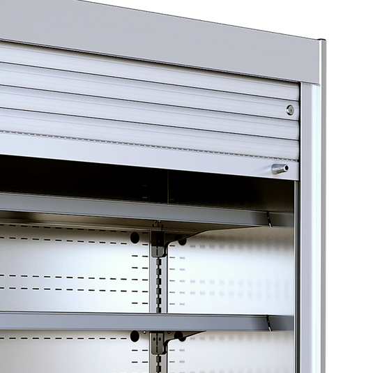 Tefcold Commercial Shuttered Multideck Fridge with Security Shutter 440L