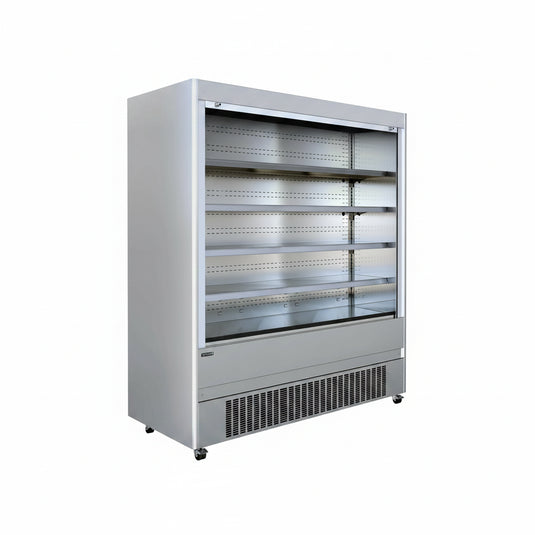 Tefcold Commercial Shuttered Multideck Fridge with Security Shutter 1020L