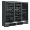 Tefcold Commercial 3 Door Glass Door Display Freezer 2468L