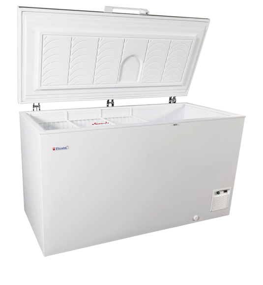 Tefcold Commercial Stainless Steel Solid Lid Chest Freezer 491L | Heavy-Duty Catering Freezer