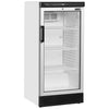 Tefcold Commercial Single Door Glass Door Bottle Cooler 190L | Fan Assisted Drinks Merchandiser
