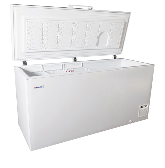 Tefcold Commercial Stainless Steel Solid Lid Chest Freezer 556L | Heavy-Duty Catering Freezer