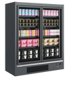 Tefcold Commercial 2 Door Glass Door Display Freezer 1646L