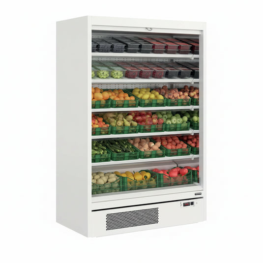 Tefcold Commercial Open-Front Open Multideck Display Fridge 1443L