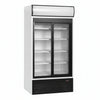 Tefcold Commercial 2 Door Sliding Glass Door Merchandiser (2-Door Sliding) 524L | Wide Sliding Door Display Fridge
