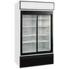 Tefcold Commercial 2 Door Sliding Glass Door Merchandiser (2-Door Sliding, Wide) 645L | Extra Wide Sliding Door Display Fridge