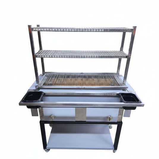 100cm Robata Flame Grill 3-Tier Cooking | Commercial Gas Robata Grill