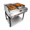 Counter Top Gas Heavy Duty Lava Rock Char Grill 91 x 71cm | Commercial Chargrill
