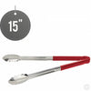 Catering Utility Tongs 15" Red
