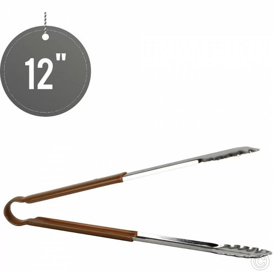Catering Utility Tongs 12" Brown