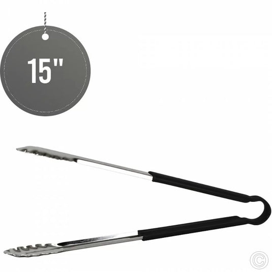 Catering Utility Tongs 15" Black
