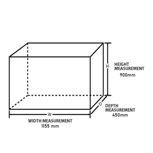 Electric Breading Table Heavy Duty KMBT-2 - dimensions