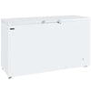Tefcold Commercial Chest Freezer 463L | White Solid Lid Chest Freezer