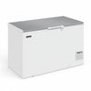 Tefcold Commercial Solid Lid Chest Freezer 416L | Eco Design Stainless Steel Chest Freezer