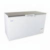 Tefcold Commercial Stainless Steel Solid Lid Chest Freezer 491L | Heavy-Duty Catering Freezer