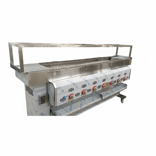 270cm Automatic Gas Conveyor Rotating Chargrill | Commercial Rotating Chargrill