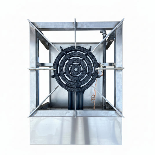 Commercial 4 Ring Heavy Duty Ring Burner Cooker Pot Gas Stove